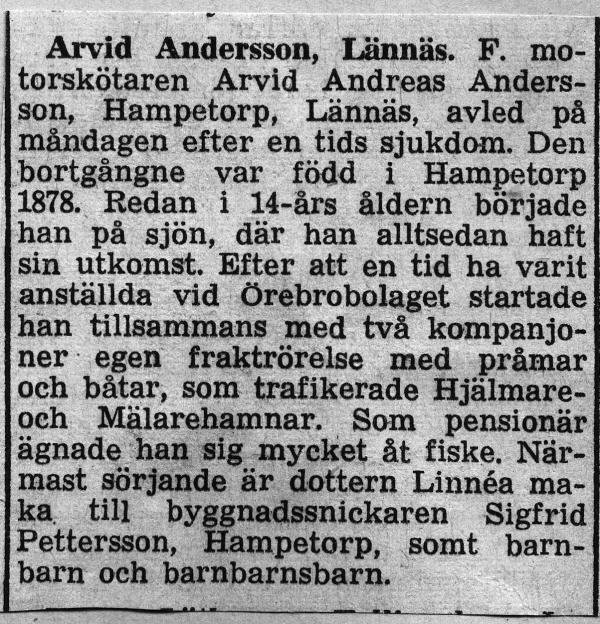 arvid andersson 1